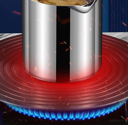 Multipurpose Stainless Steel 304 Deep Fryer Pot with Strainer 1200 ML