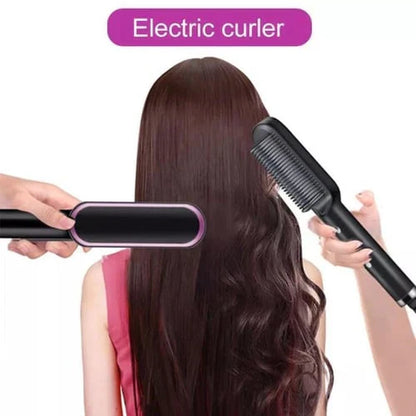 Professional 909b Electric Hair Straightener Brush
