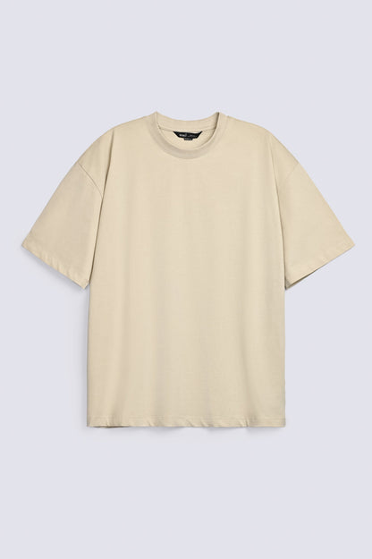 Premium Plain Beige Oversize Tee