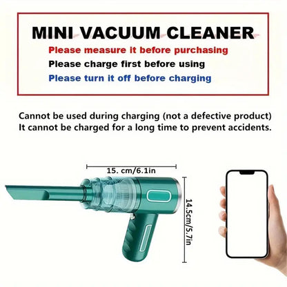 Smart Rechargeable 3 in 1 Vacuum Cleaner & Blower – Portable Power Cleaner