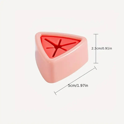Wall mounted hook triangle shaped