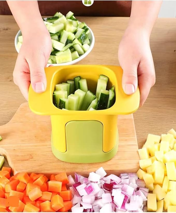 Multi-function food chopper hand pressed potato chip onion slicer kitchen vegetable cutter