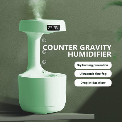 Anti-Gravity Humidifier With Clock