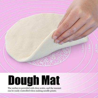 Silicone Dough Mats, Non-Slip Pastry Mats