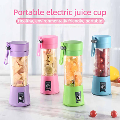 Portable Rechargeable 6 Blades Juicer Blender Machine with FREE Surprise Gift - Hot Selling 2026