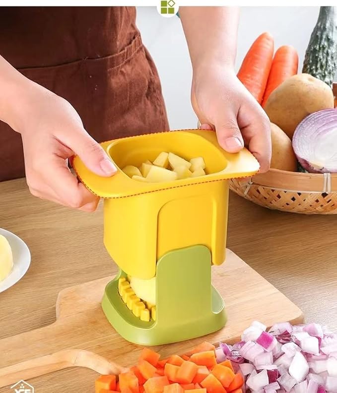Multi-function food chopper hand pressed potato chip onion slicer kitchen vegetable cutter