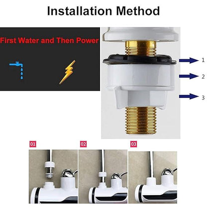 Instant Electric Water Heater Tap 3-5 Seconds Fast Heating