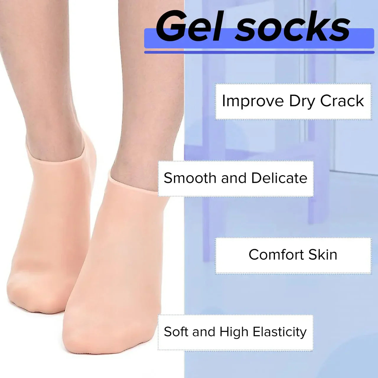 Moisturizing Silicone Socks