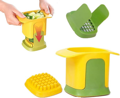 Multi-function food chopper hand pressed potato chip onion slicer kitchen vegetable cutter