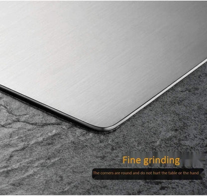 Multi-Purpose Stainless Steel Cutting & Chopping Board – Hygienic, Heavy-Duty Strong, Sleek, Sanitary