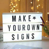 Cinematic LED Letters Light Box Large Size