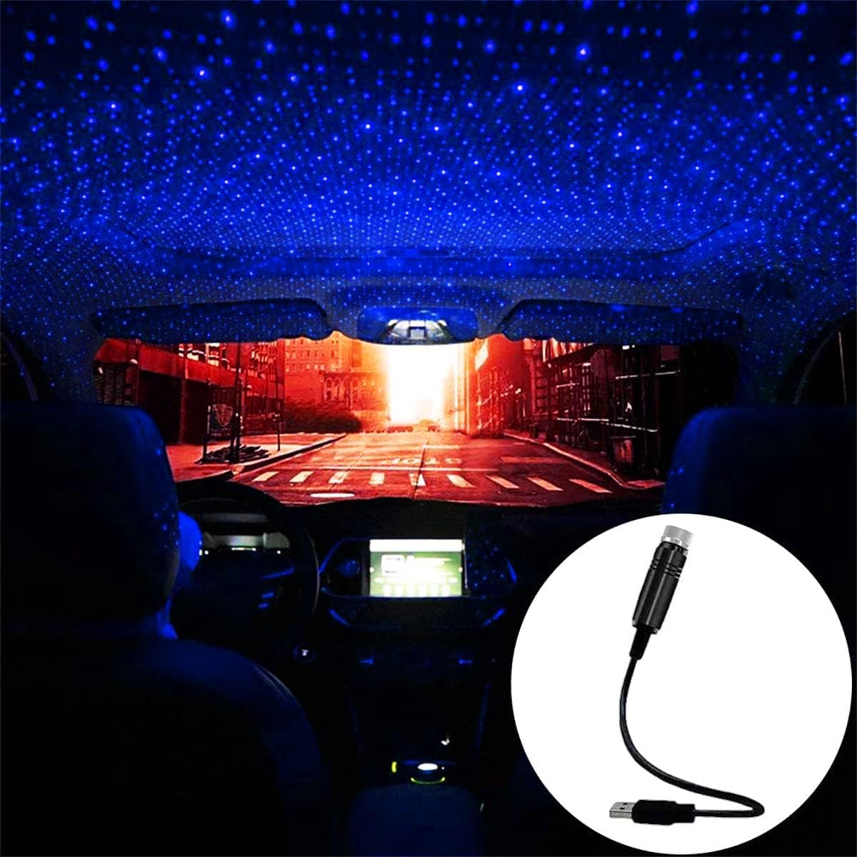 LATTCURE LED Light, Car USB Plug-and-Play