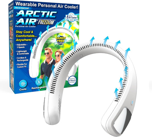 Arctic Air Freedom – Portable Hands-Free Neck Fan Cooler