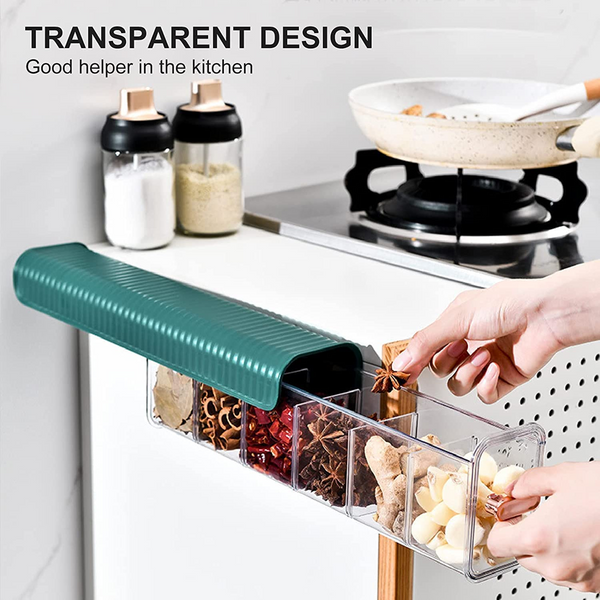 Multi-Functional Wall Mounted Storage Organizer With 6 Compartment