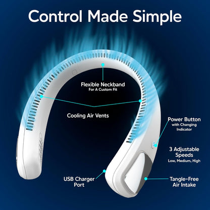 Arctic Air Freedom – Portable Hands-Free Neck Fan Cooler