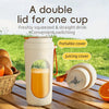 Portable USB Rechargeable Fruit Juicer – Mini Blender for Smoothies & Fresh Juice