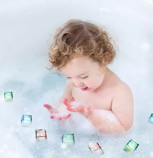 Led Ice Cubes Baby Bath Toy 8pcs