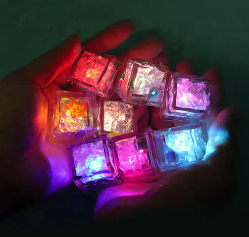 Led Ice Cubes Baby Bath Toy 8pcs