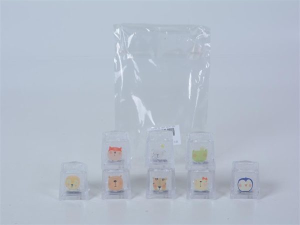 Led Ice Cubes Baby Bath Toy 8pcs