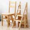Solid Wood Foldable Dual-Purpose Chair & Ladder