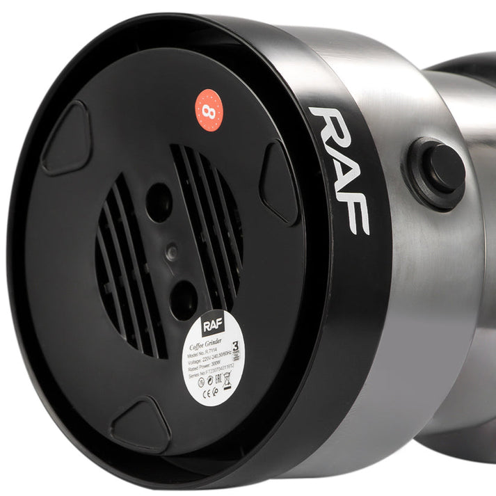 RAF Electric Grinder 300 Watt Stainless Steel 4 Blades & 2 Sizes
