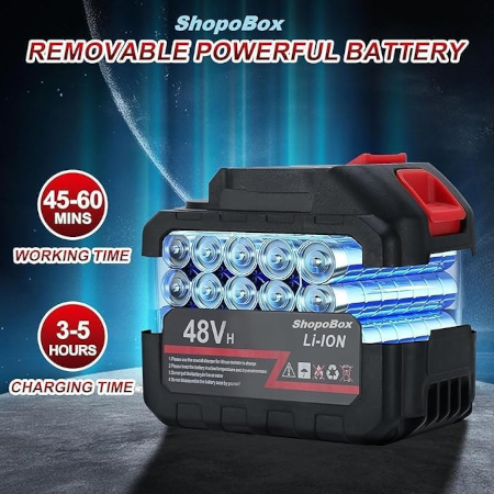 Rechargeable Portable High Pressure Spray Washer Gun 48V Lithium Battery