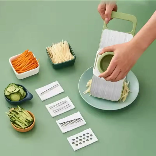 Stainless Steel 5 in 1  Multifunctional Vegetable Cutter