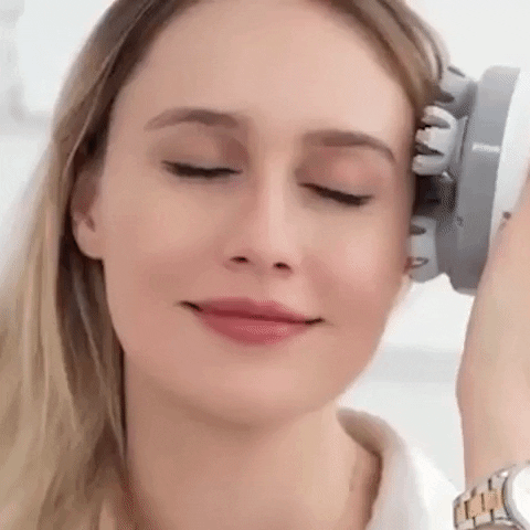 Smart Scalp Cleaner & Massager, Easy Massage to Soothe the Scalp, Deep Vibration Brush for Hair Wash, Relaxation, Rechargeable and Easy to Clean