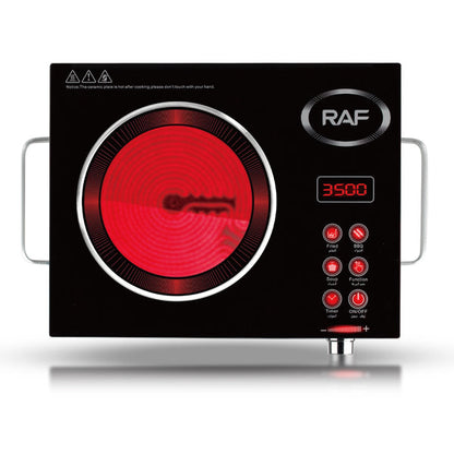RAF R.8019 3500W Infrared Electric Stove  High Power Hot Plate with Digital Control
