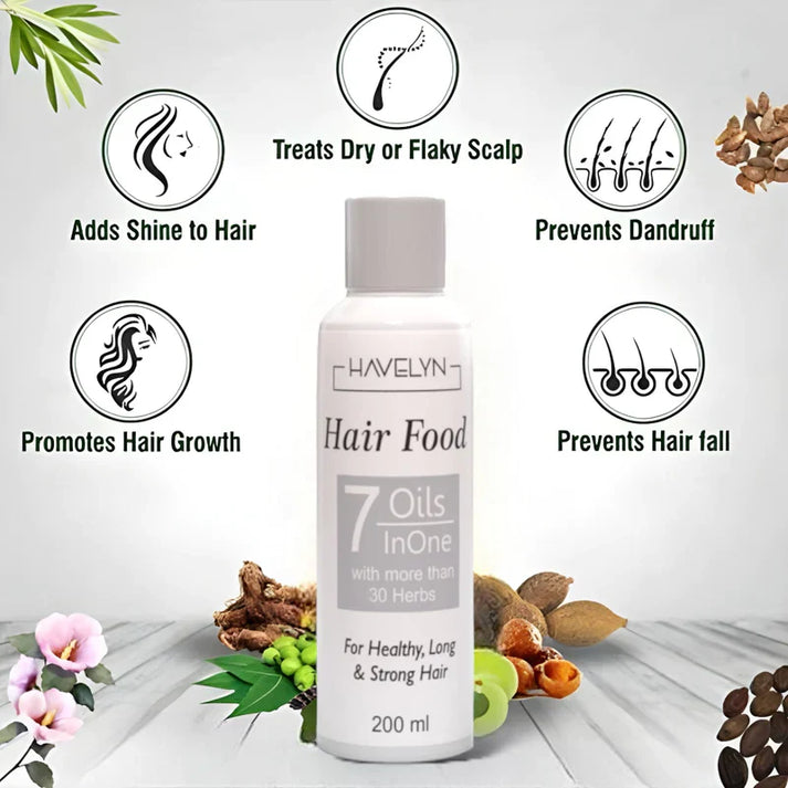 Havelyn's Herbal Hair Food Oil - Reduces Hair Fall - Fast Hair Growth