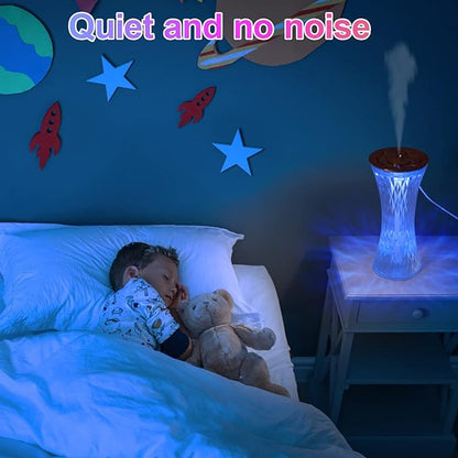 Humidifier Crystal Lamp 7 Colors USB atmosphere Light