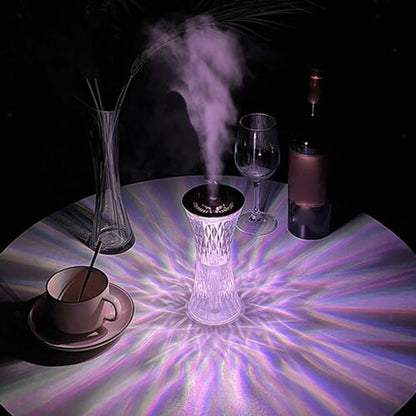 Humidifier Crystal Lamp 7 Colors USB atmosphere Light