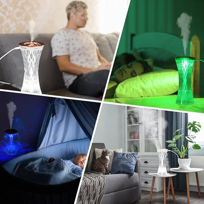 Humidifier Crystal Lamp 7 Colors USB atmosphere Light
