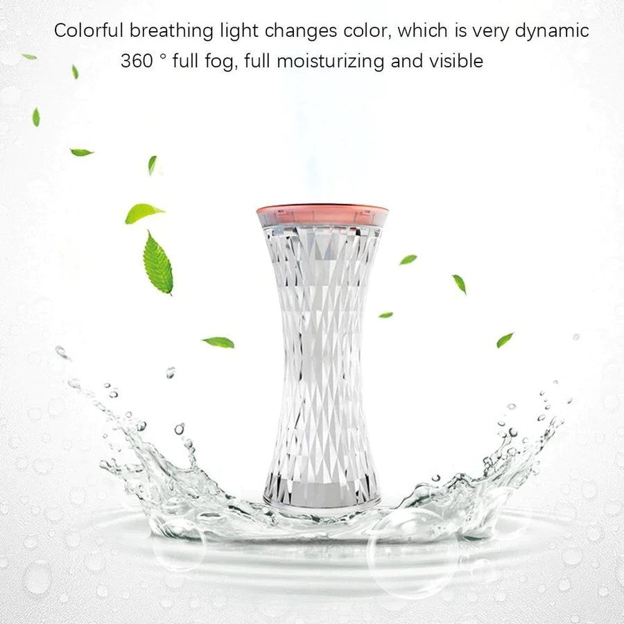 Humidifier Crystal Lamp 7 Colors USB atmosphere Light