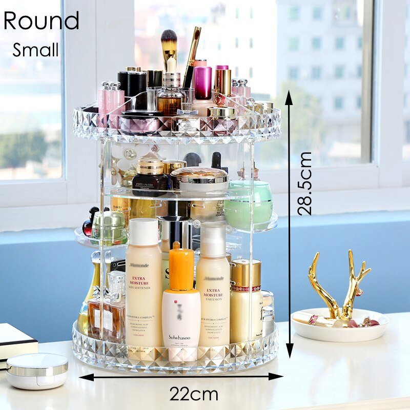 Diamond Makeup 360 Rotating Organizer Hot Selling