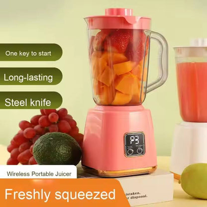 HP-158 Portable USB Rechargeable Juicer Machine with Cup New Arrival 2026 - 750 ML
