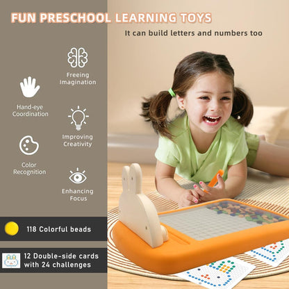 Magnetic Doodle Drawing Board – Fun Learning Toy with Dot Beads for Kids