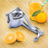 Silver Metal Manual Fruit Press Heavy Duty Single Press Juice Squeezer Large Size