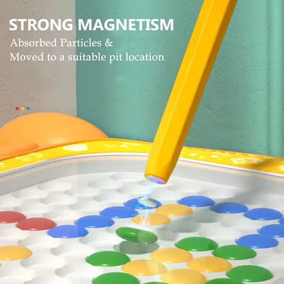 Magnetic Doodle Drawing Board – Fun Learning Toy with Dot Beads for Kids