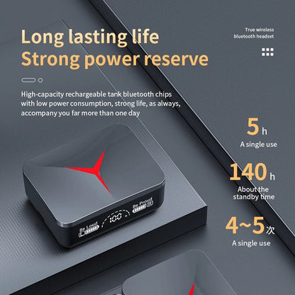 M90 PRO Earbuds TWS Bluetooth 5.3 ENC & Power Bank 1200 mAh Sports Waterproof Headsets