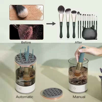 Portable Electric Makeup Brush Cleaning and Drying Stand