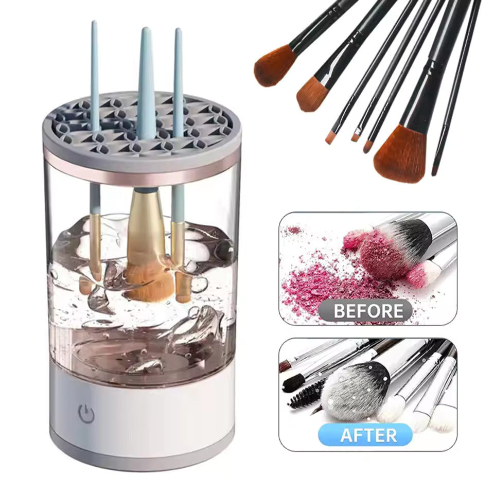 Portable Electric Makeup Brush Cleaning and Drying Stand