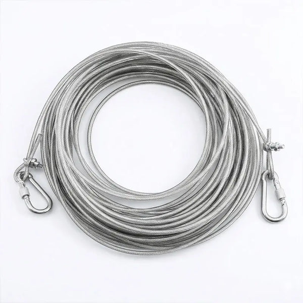 Heavy Duty Stainless Steel Clothesline PVC Coated Rustproof Drying Wire