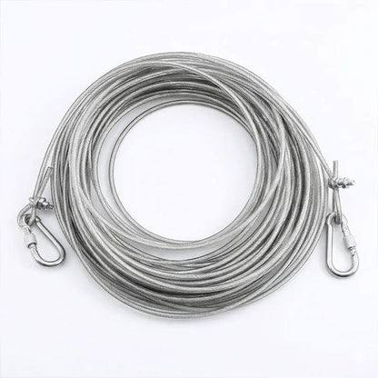 Heavy Duty Stainless Steel Clothesline PVC Coated Rustproof Drying Wire