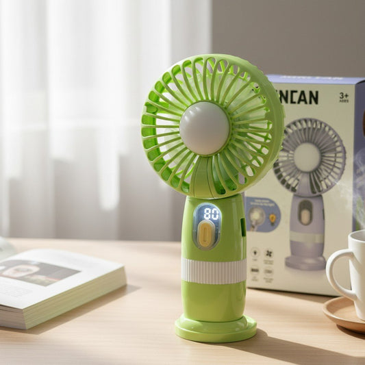 Mini Rechargeable Handheld Fan – Portable USB Cooling Fan