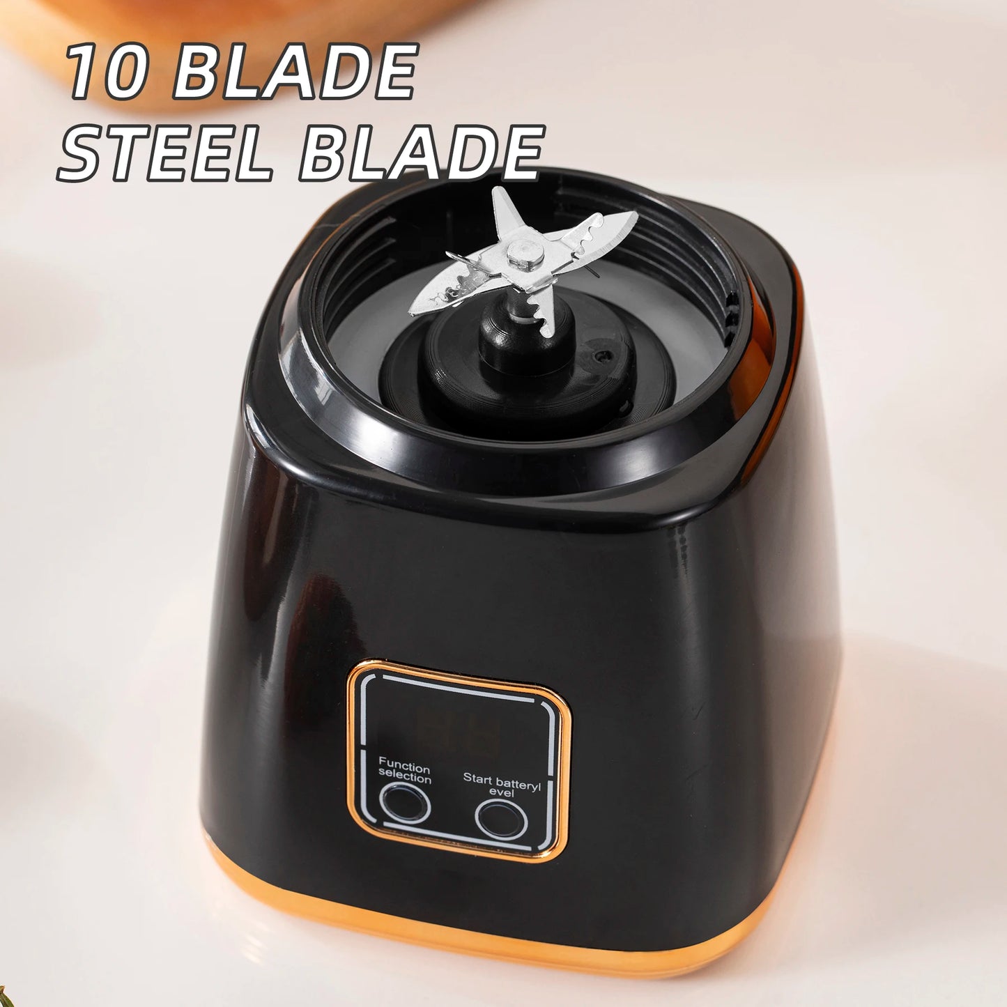 HP-158 Portable USB Rechargeable Juicer Machine with Cup New Arrival 2026 - 750 ML