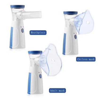 Portable Nebulizer Machine with Mask for Kids & Adults  – Cough, Cold & Breathing Relief
