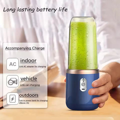 Portable Rechargeable Blender With Cup, Perfect for Smoothies & Travel