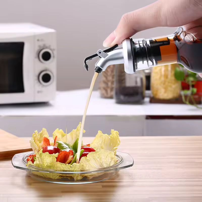 Oil Dispenser Glass Bottle 2 PCS - 500 ML