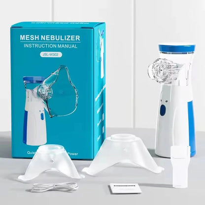 Portable Nebulizer Machine with Mask for Kids & Adults  – Cough, Cold & Breathing Relief